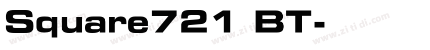 Square721 BT字体转换